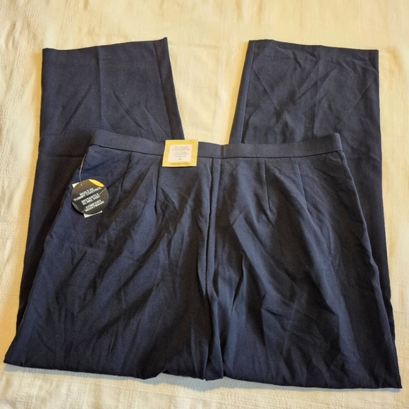 Dressbarn women's size 18W navy blue dress pants, have stretch, NWT - Picture 7 of 10